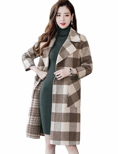 【服裝拿貨需要多少錢布卡個(gè)性雙面尼羊絨大衣】- 